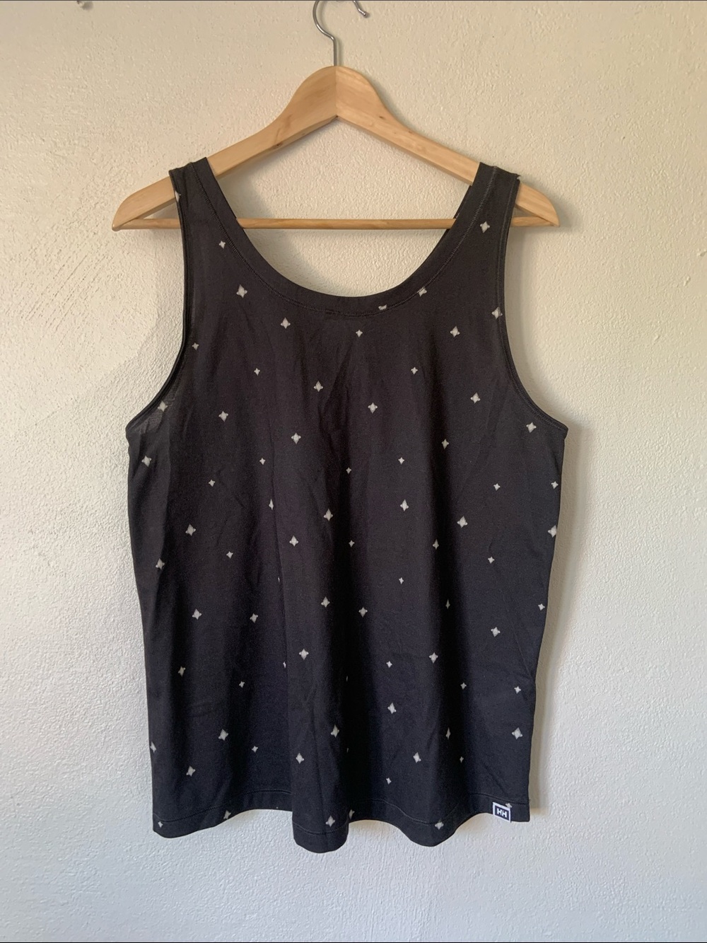 Helly Hansen Black Diamond-Print Tank Top